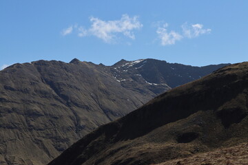 Fototapeta na wymiar Glen shiel The Saddle scotland highlands