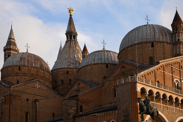 Padua, the famous domes of Sant'Antonio Cathedral