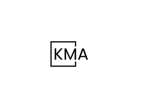 KMA letter initial logo design vector illustration