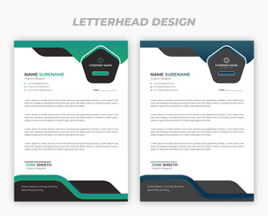 letterhead design template