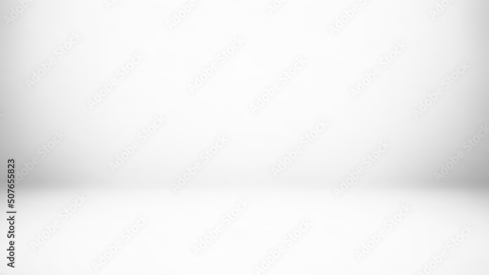Poster empty white studio background. design for displaying product.