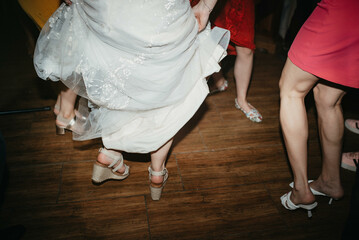 Gypsy dance stock photo.