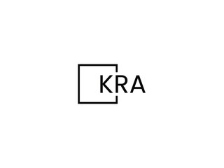 KRA letter initial logo design vector illustration