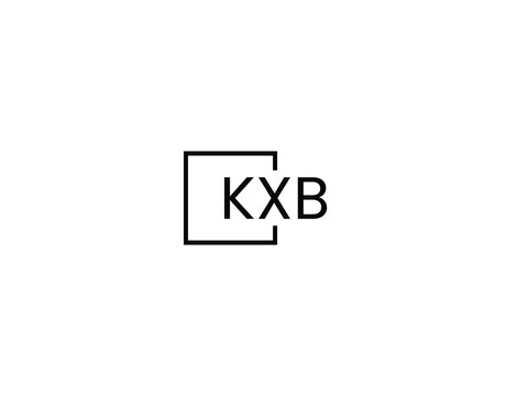 KXB letter initial logo design vector illustration
