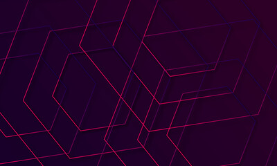 Abstract background with Hexagon  .