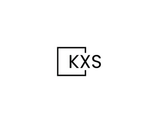 Obraz premium KXS letter initial logo design vector illustration