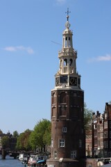Fototapeta na wymiar Church in the city Amsterdam 
