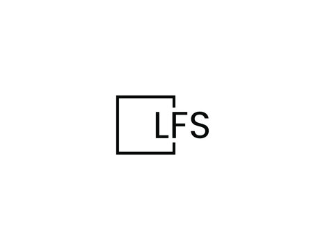 LFS Letter Initial Logo Design Vector Illustration