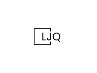 LJQ letter initial logo design vector illustration