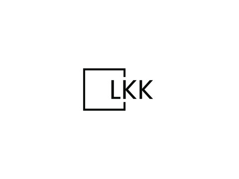 LKK letter initial logo design vector illustration