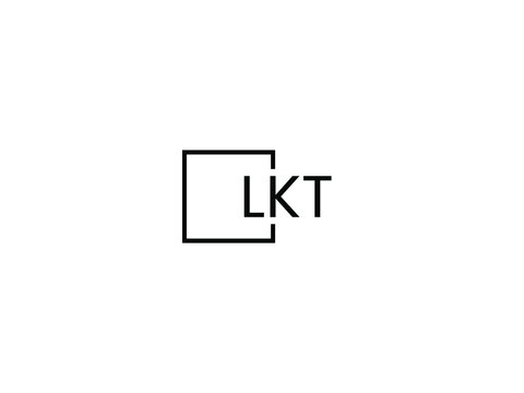 LKT letter initial logo design vector illustration