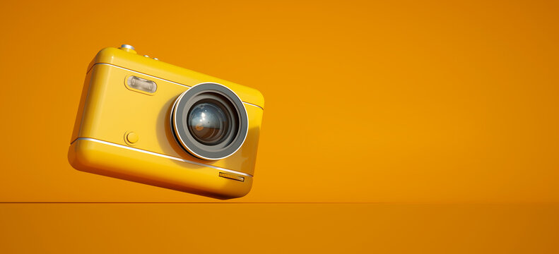 Photography camera orange
