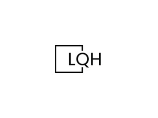 LQH letter initial logo design vector illustration