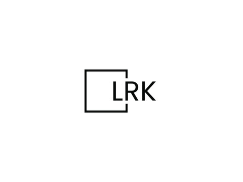 LRK letter initial logo design vector illustration