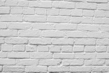 White brick wall texture