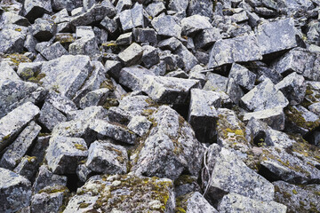 Boulders up in the Totenåsen Hills, Norway.