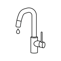 Water tap icon. vector illustration