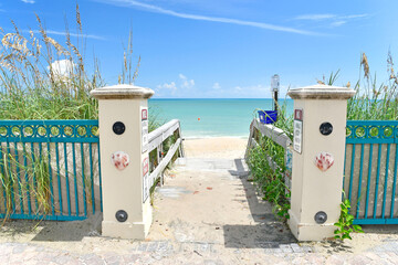 Beautiful, calm beach day in Vero Beach, Florida