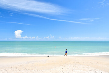 Beautiful, calm beach day in Vero Beach, Florida