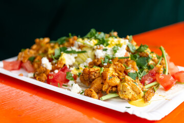 indian rice menu with oriental spices
