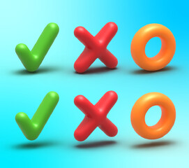 3D vector check mark  © Giordano Aita