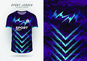 Background mockup for sports jersey, race jersey, running shirt, purple pattern.