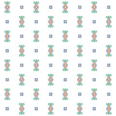 Abstract  colorful vector illustration Seamless pattern on background fabric pattern design wallpaper.