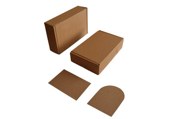 mockup caja de cartón embalaje box cafe negocio