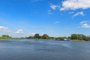 River the IJssel in Holland