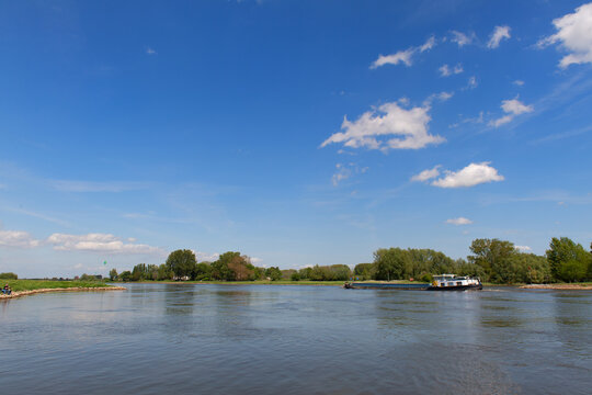 River The IJssel In Holland