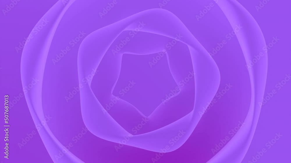 Poster slow moving 3d rings. design. stylish animation with moving centralized circles. rings move in cente