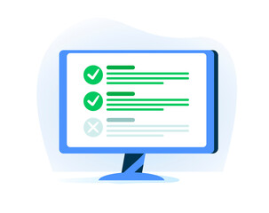 Fototapeta premium Assignment icon. Efficient work. Project task management and effective time planning tools. Project development icon.