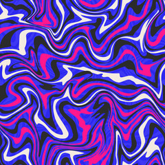 Violet curved line. Seamless texture