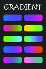 Texture. Colored background. Set of vector gradients. colorful gradients
