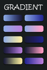 Fototapeta premium Dark gradient. Abstraction. Set of vector gradients. Background and texture