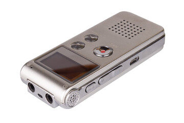 voice recorder isolated on white background