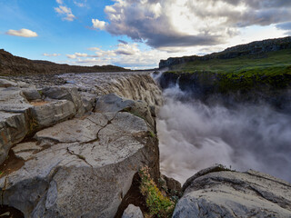 Cascada de Dettifoss de Islandia