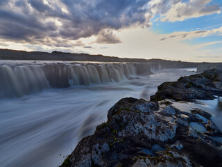 Cascada de Dettifoss de Islandia