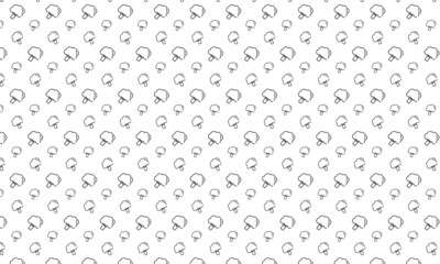 vegetable pattern in black and white