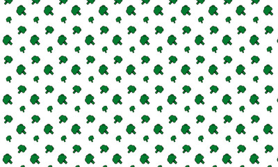 pattern of healthy green vegetables broccoli in color version