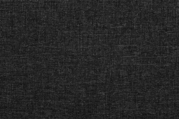 Fototapeta na wymiar black linen texture as background. natural fabric burlap