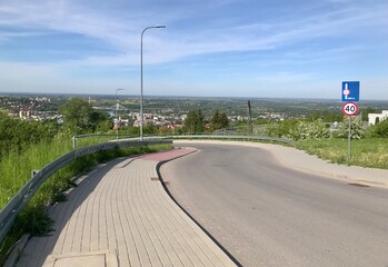 View of Przemyl from the Tatar Mound. For many centuries, and perhaps even millennia, the mound...