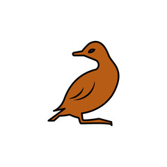 guillemot line icon. signs and symbols can be used for web, logo, mobile app, ui, ux