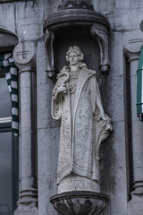 Architectural fragments of Art Nouveau style White House (Het Witte Huis) - Europe's first...