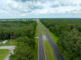 highway in the countryside