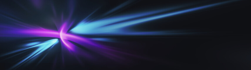 Abstract Dark Glow Blue light rays Background. Perspective view of Blue laser light burst motion.  Lights lines .Blue background . bright spotlight. Glowing light on blue background.