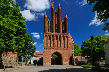 Neubrandenburg, Friedlaender Tor, Mecklenburg-Vorpommern, Deutschland,    english  Neubrandenburg, Friedlaender Gate, Mecklenburg-Western Pomerania, Germany © Peter Engelke