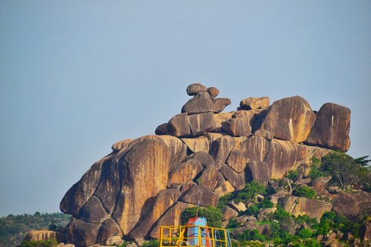 Spectacular rock formation in Jos Nigeria 