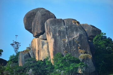 Spectacular rock formation in Jos Nigeria 