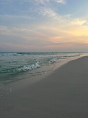 Fototapeta na wymiar Florida beach sunset
